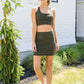 Next Move Skirt In Olive