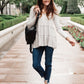 Nicely Done Tiered Top in Gray