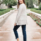 Nicely Done Tiered Top in Gray