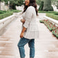 Nicely Done Tiered Top in Gray