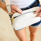 Nicky Nylon Crossbody Camera Bag in Ivory