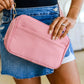Nicky Nylon Crossbody Camera Bag in Pink