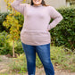 Nivia Draped Turtle Neck Tunic in Mocha