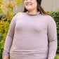 Nivia Draped Turtle Neck Tunic in Mocha