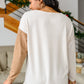 No Better Place Color Block Long Sleeve V-Neck Top