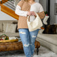 No Better Place Color Block Long Sleeve V-Neck Top
