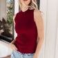 No Excuses Mock Neck Tank