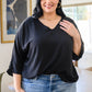 No Fears Solid Black Top