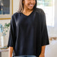 No Fears Solid Black Top