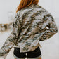 No Limits Corduroy Camo Print Jacket
