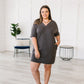 No Matter What Acid Wash T-Shirt Dress