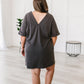 No Matter What Acid Wash T-Shirt Dress