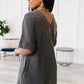 No Matter What Acid Wash T-Shirt Dress