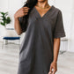 No Matter What Acid Wash T-Shirt Dress