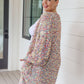 No Time Like The Present Confetti Cardigan in Ivory