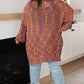 No Time Like the Present Confetti Cardigan in Rust