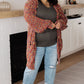 No Time Like the Present Confetti Cardigan in Rust