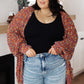 No Time Like the Present Confetti Cardigan in Rust