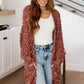 No Time Like the Present Confetti Cardigan in Rust