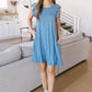 No Worries Dress in Blue