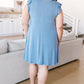 No Worries Dress in Blue