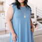 No Worries Dress in Blue