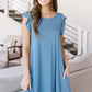 No Worries Dress in Blue
