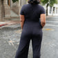 Nora Jumpsuit in Charcoal