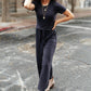 Nora Jumpsuit in Charcoal