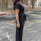 Nora Jumpsuit in Charcoal