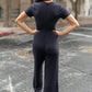 Nora Jumpsuit in Charcoal