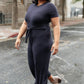 Nora Jumpsuit in Charcoal