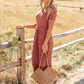Nora Jumpsuit in Cinnamon