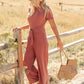 Nora Jumpsuit in Cinnamon