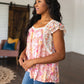 Not So Serious Floral Blouse in Pink