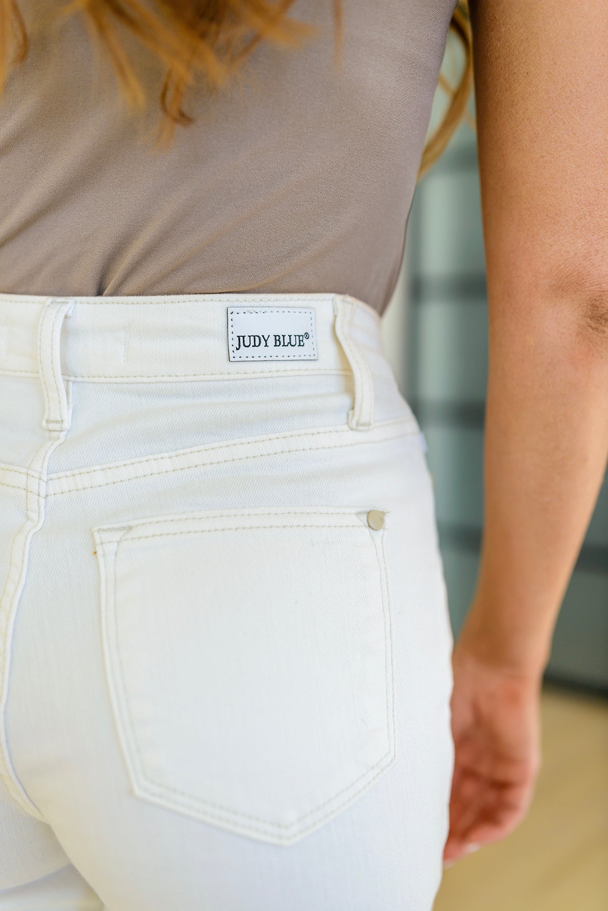 RESTOCK Judy Blue Wide Leg Cropped Jeans