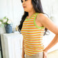 Now and Forever Striped Tank