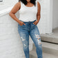 Ocean Side Distressed Skinny Jeans