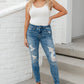 Ocean Side Distressed Skinny Jeans
