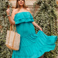Oceans Of Bliss Dress in Blue