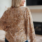 Office Safari Keyhole Tie Detail Blouse