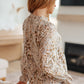 Office Safari Keyhole Tie Detail Blouse