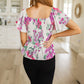 Oh So Simple Floral Blouse