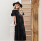 Olivia Tiered Maxi Dress in Black