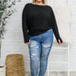Olyvia Long Sleeve Top In Black