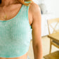 Get On My Level Cropped Cami in Mint