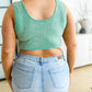 Get On My Level Cropped Cami in Mint