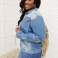 On The Fringe Jacket in Denim