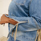 On The Fringe Jacket in Denim