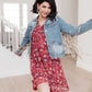 On The Fringe Jacket in Denim